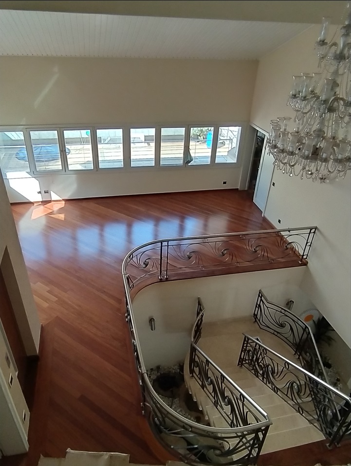 piso de madeira