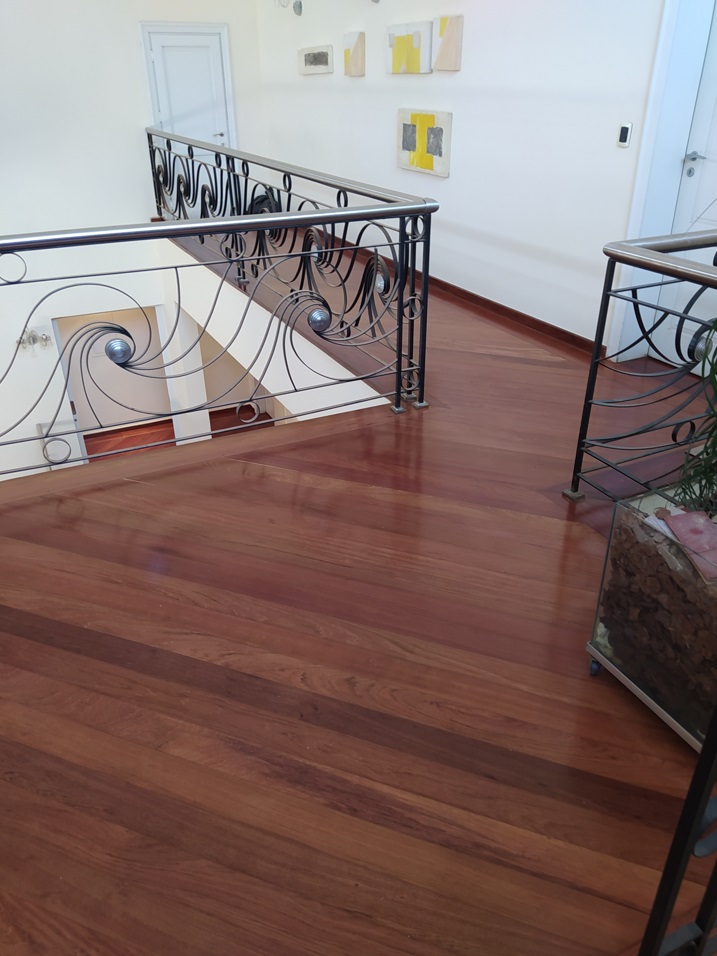 piso de madeira